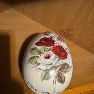 Floral Decorative Egg